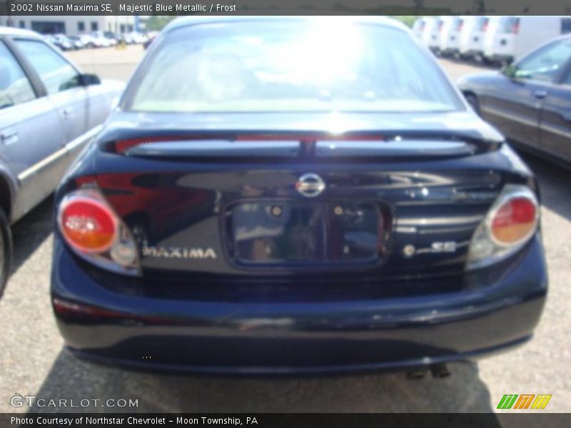 Majestic Blue Metallic / Frost 2002 Nissan Maxima SE
