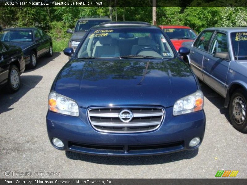 Majestic Blue Metallic / Frost 2002 Nissan Maxima SE