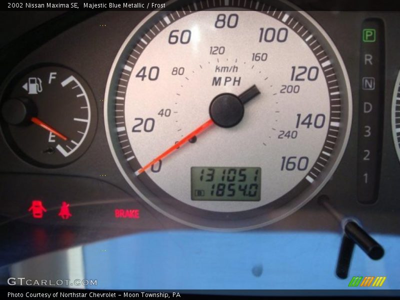Majestic Blue Metallic / Frost 2002 Nissan Maxima SE