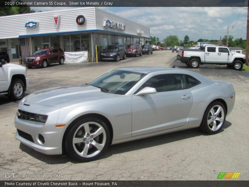 Silver Ice Metallic / Gray 2010 Chevrolet Camaro SS Coupe