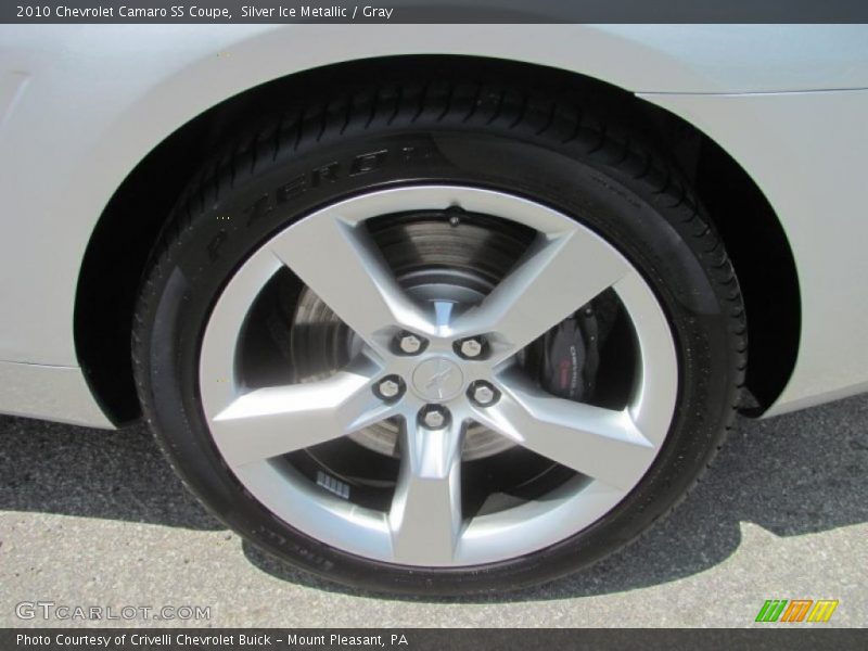 Silver Ice Metallic / Gray 2010 Chevrolet Camaro SS Coupe