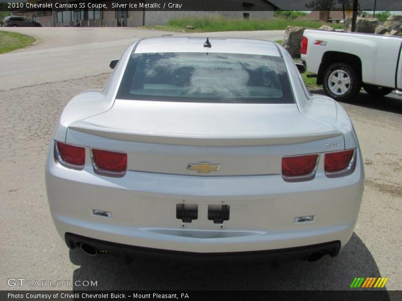 Silver Ice Metallic / Gray 2010 Chevrolet Camaro SS Coupe