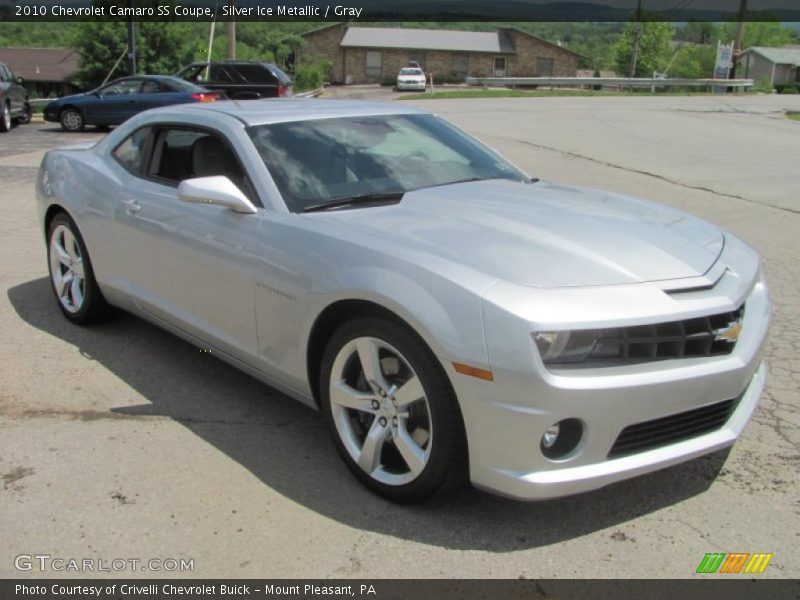 Silver Ice Metallic / Gray 2010 Chevrolet Camaro SS Coupe