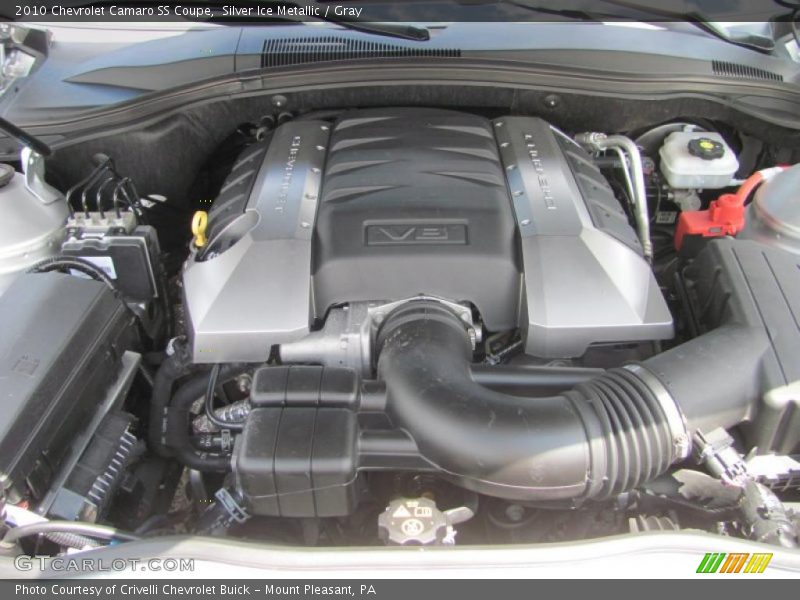 Silver Ice Metallic / Gray 2010 Chevrolet Camaro SS Coupe