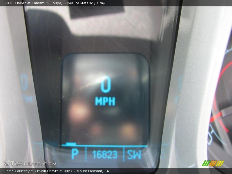 Silver Ice Metallic / Gray 2010 Chevrolet Camaro SS Coupe