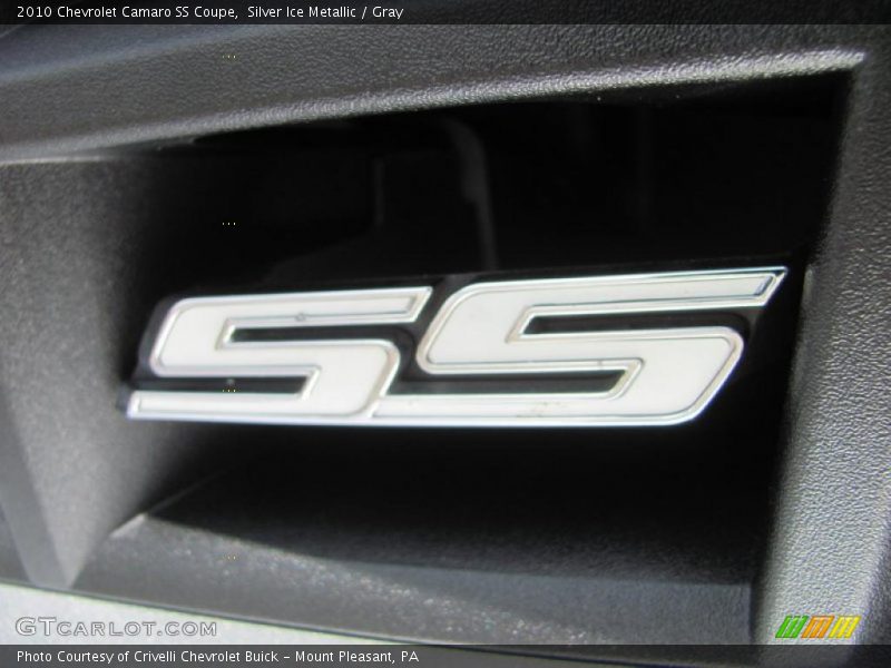 Silver Ice Metallic / Gray 2010 Chevrolet Camaro SS Coupe