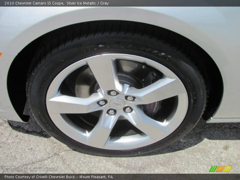 Silver Ice Metallic / Gray 2010 Chevrolet Camaro SS Coupe
