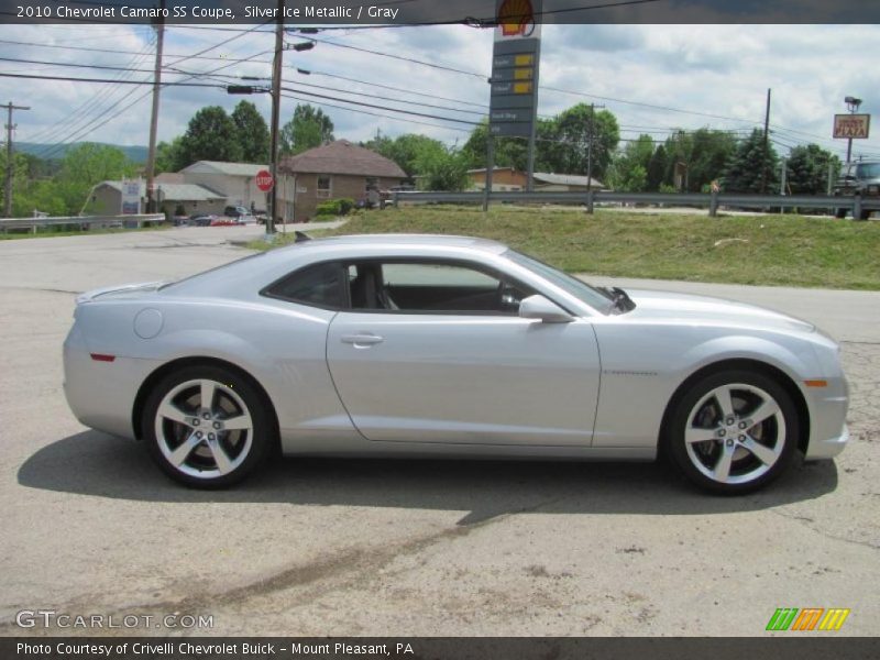 Silver Ice Metallic / Gray 2010 Chevrolet Camaro SS Coupe