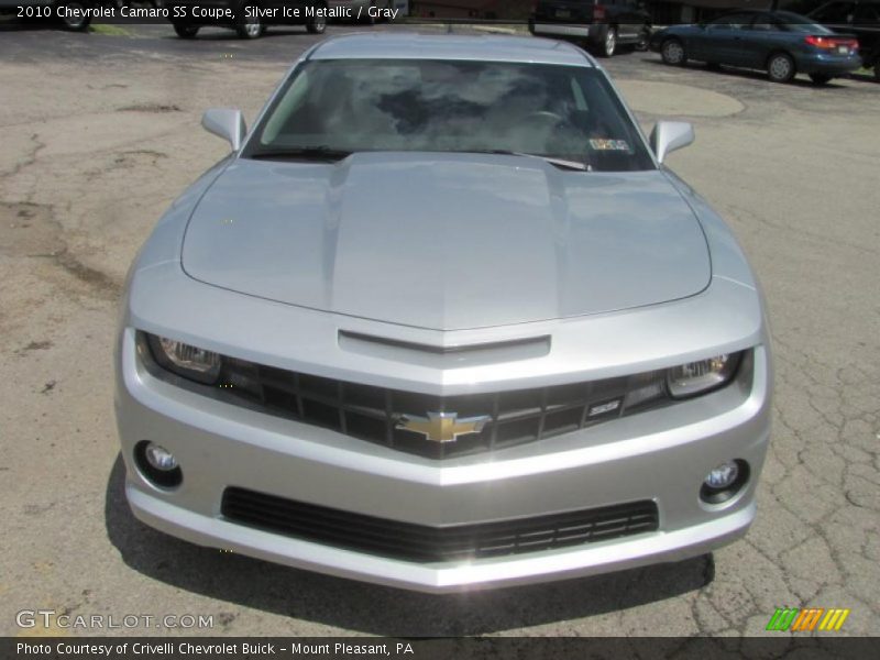 Silver Ice Metallic / Gray 2010 Chevrolet Camaro SS Coupe