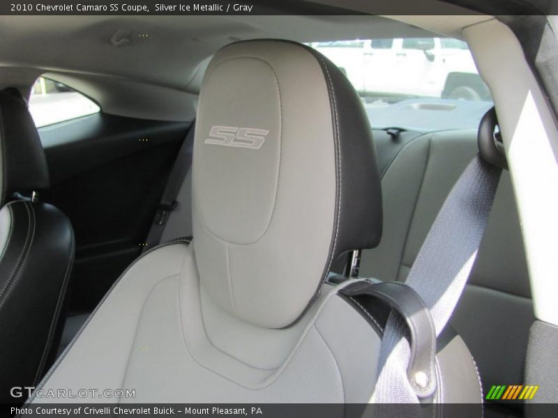 Silver Ice Metallic / Gray 2010 Chevrolet Camaro SS Coupe