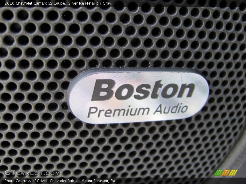 Silver Ice Metallic / Gray 2010 Chevrolet Camaro SS Coupe