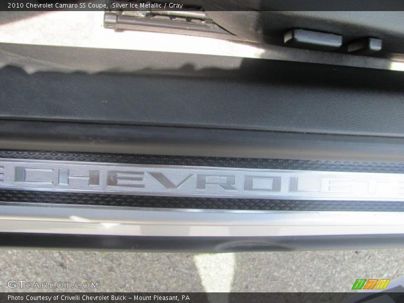 Silver Ice Metallic / Gray 2010 Chevrolet Camaro SS Coupe