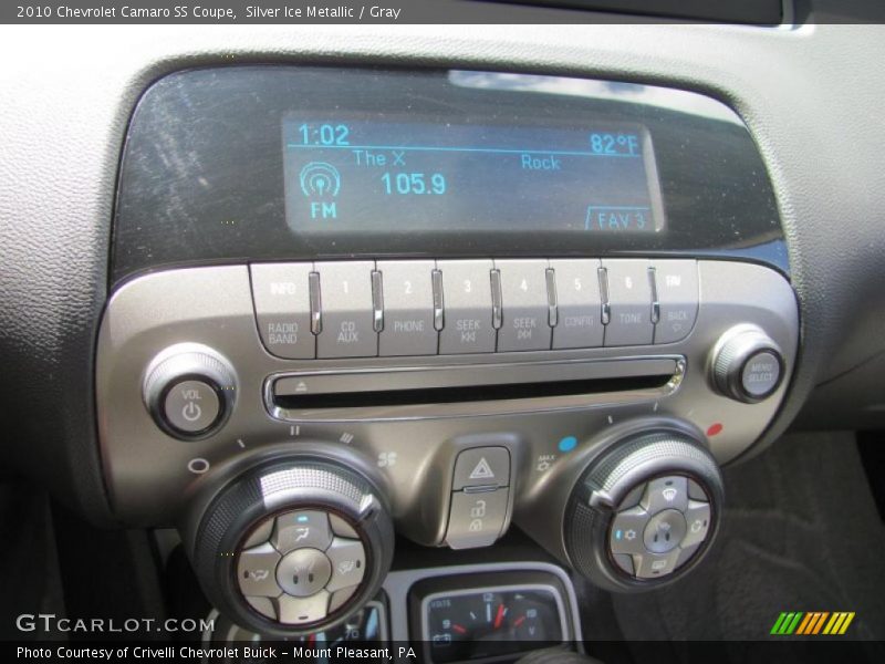 Silver Ice Metallic / Gray 2010 Chevrolet Camaro SS Coupe