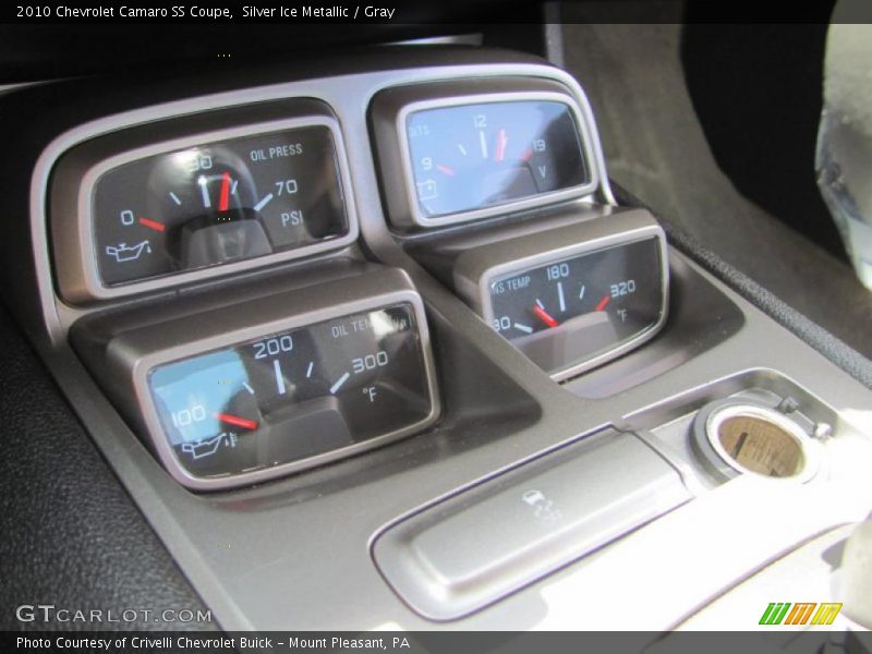 Silver Ice Metallic / Gray 2010 Chevrolet Camaro SS Coupe