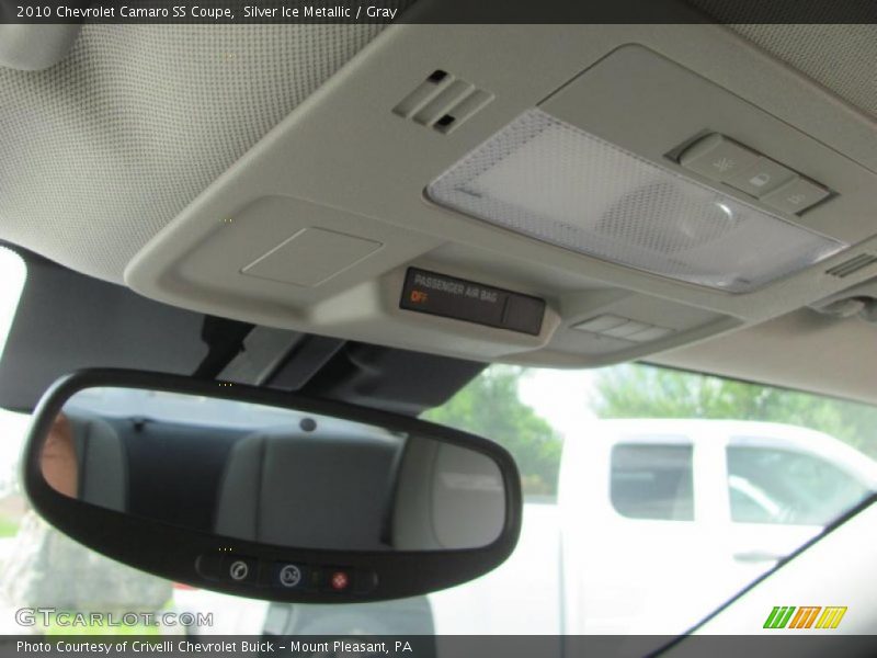 Silver Ice Metallic / Gray 2010 Chevrolet Camaro SS Coupe