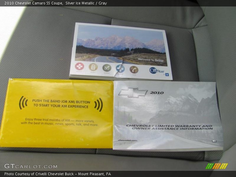 Silver Ice Metallic / Gray 2010 Chevrolet Camaro SS Coupe