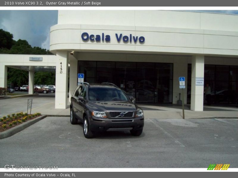 Oyster Gray Metallic / Soft Beige 2010 Volvo XC90 3.2