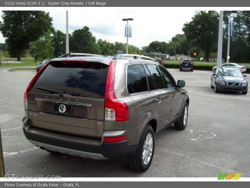 Oyster Gray Metallic / Soft Beige 2010 Volvo XC90 3.2