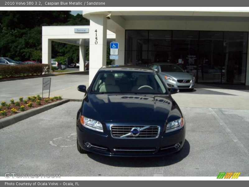 Caspian Blue Metallic / Sandstone 2010 Volvo S80 3.2