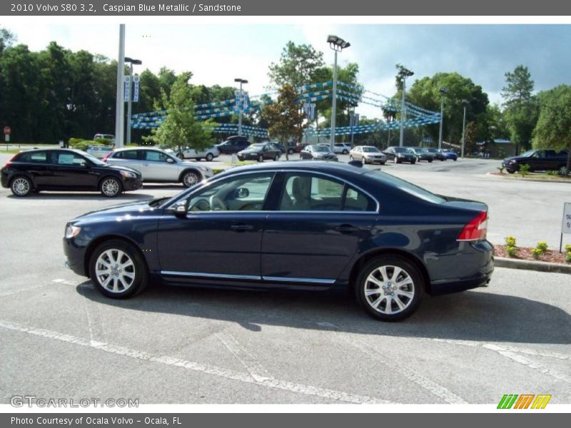 Caspian Blue Metallic / Sandstone 2010 Volvo S80 3.2
