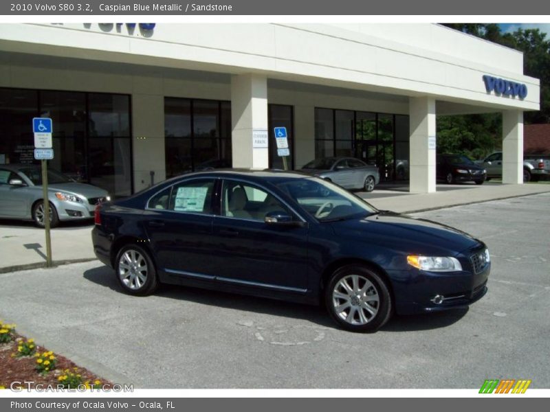 Caspian Blue Metallic / Sandstone 2010 Volvo S80 3.2