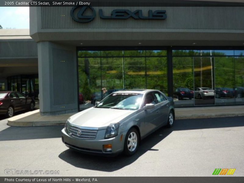 Silver Smoke / Ebony 2005 Cadillac CTS Sedan