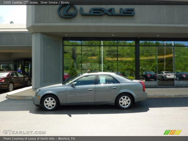 Silver Smoke / Ebony 2005 Cadillac CTS Sedan