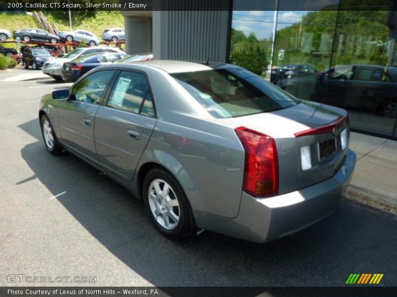 Silver Smoke / Ebony 2005 Cadillac CTS Sedan