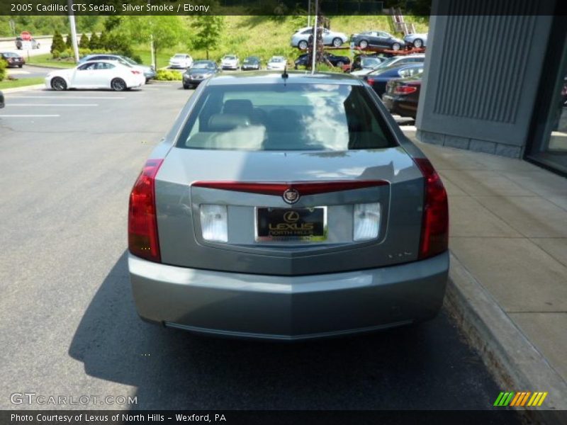 Silver Smoke / Ebony 2005 Cadillac CTS Sedan