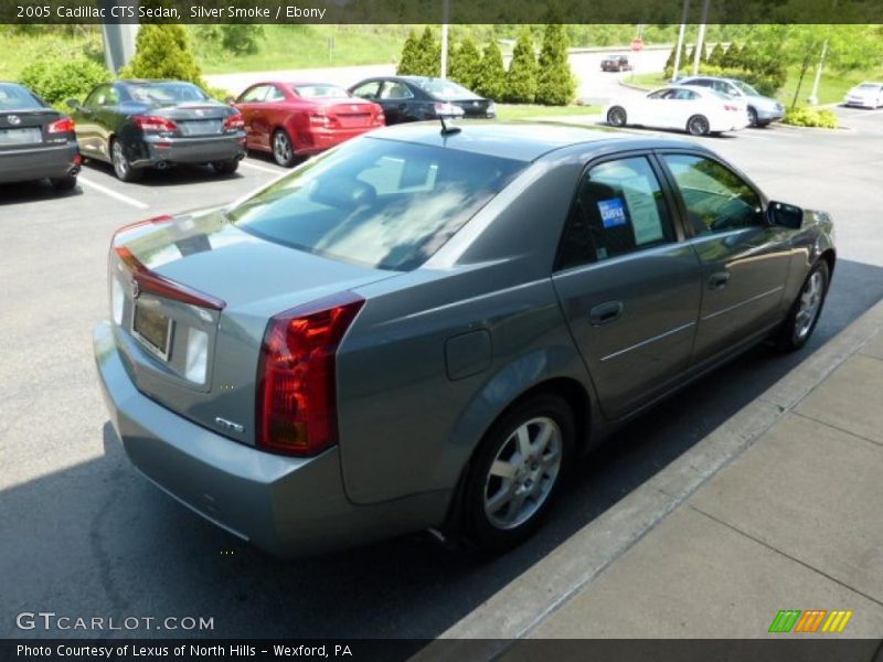 Silver Smoke / Ebony 2005 Cadillac CTS Sedan