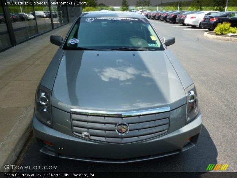 Silver Smoke / Ebony 2005 Cadillac CTS Sedan