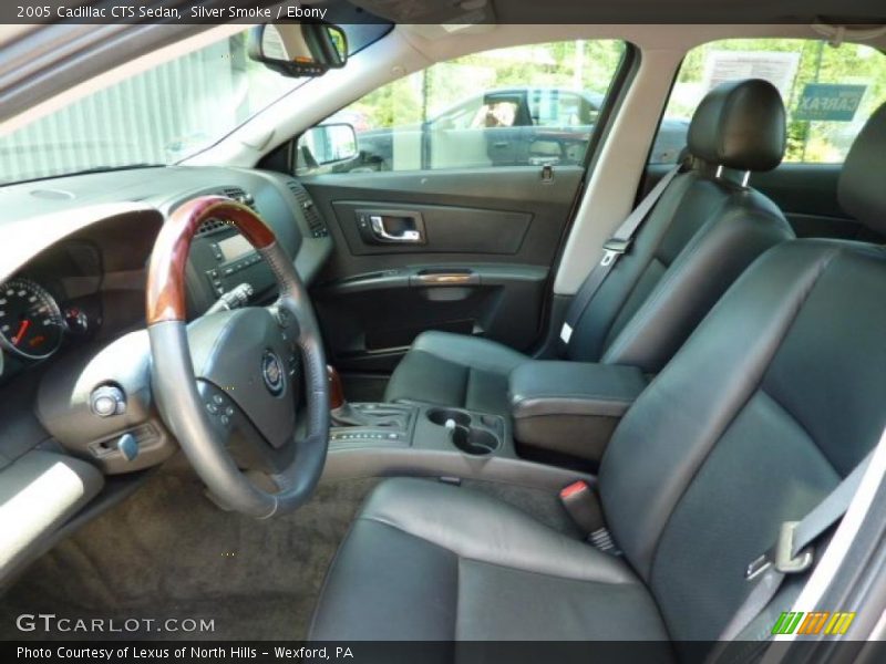 Silver Smoke / Ebony 2005 Cadillac CTS Sedan