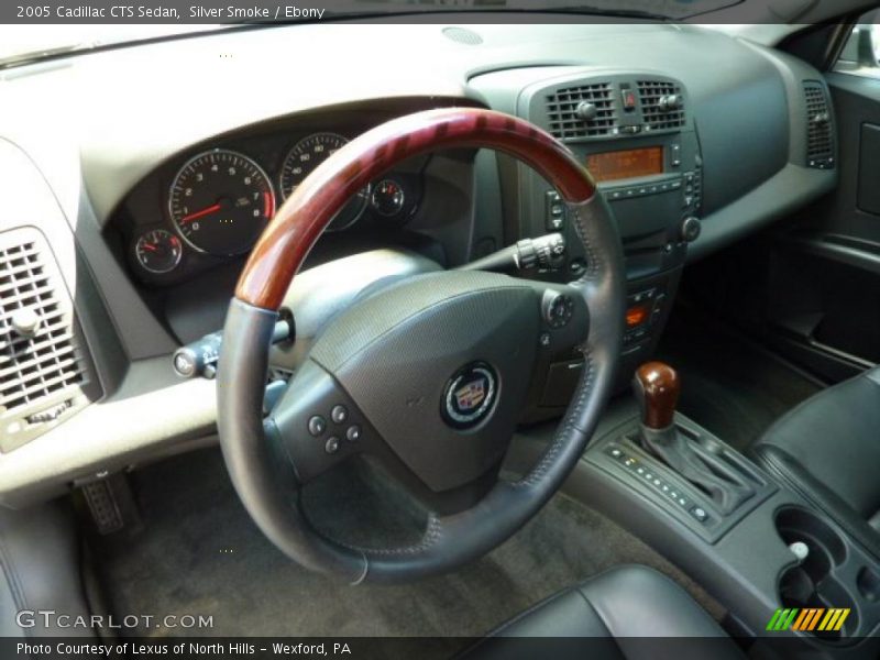 Silver Smoke / Ebony 2005 Cadillac CTS Sedan