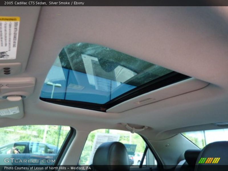 Silver Smoke / Ebony 2005 Cadillac CTS Sedan