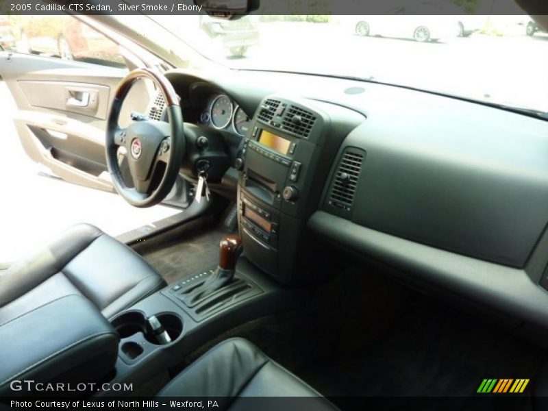 Silver Smoke / Ebony 2005 Cadillac CTS Sedan