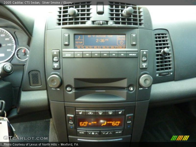 Silver Smoke / Ebony 2005 Cadillac CTS Sedan