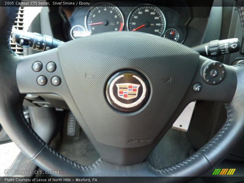 Silver Smoke / Ebony 2005 Cadillac CTS Sedan