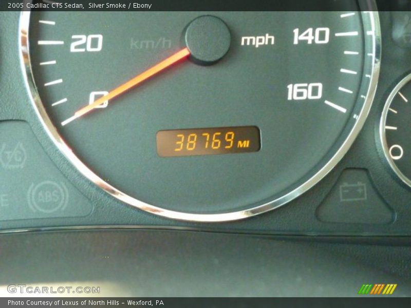 Silver Smoke / Ebony 2005 Cadillac CTS Sedan