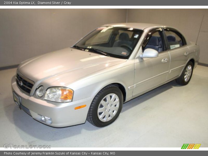 Diamond Silver / Gray 2004 Kia Optima LX