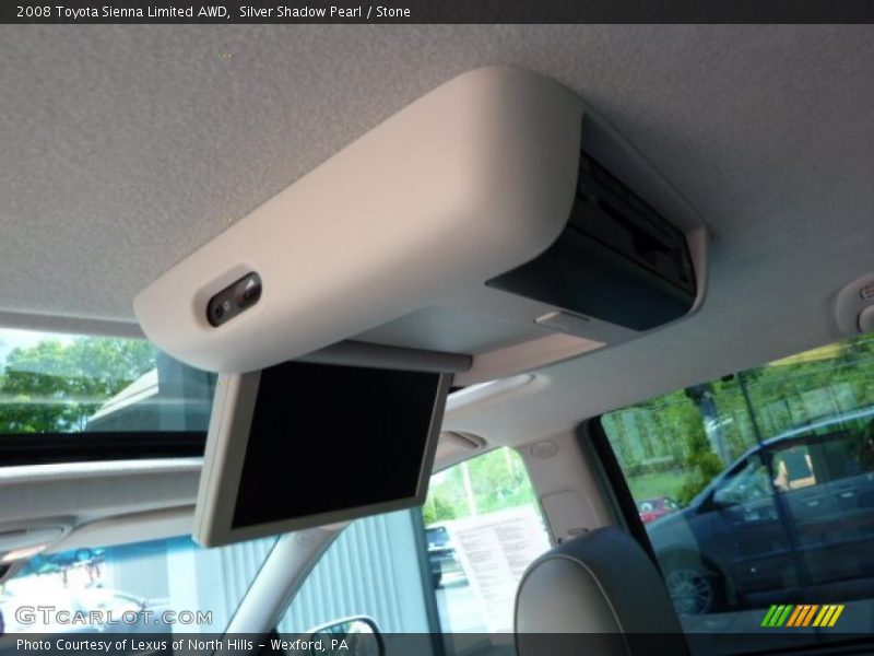 Silver Shadow Pearl / Stone 2008 Toyota Sienna Limited AWD