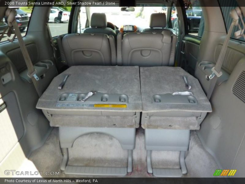 Silver Shadow Pearl / Stone 2008 Toyota Sienna Limited AWD
