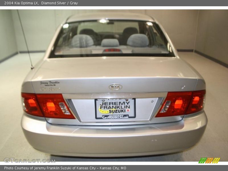 Diamond Silver / Gray 2004 Kia Optima LX