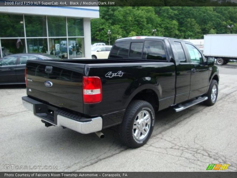 Black / Medium/Dark Flint 2008 Ford F150 XLT SuperCab 4x4