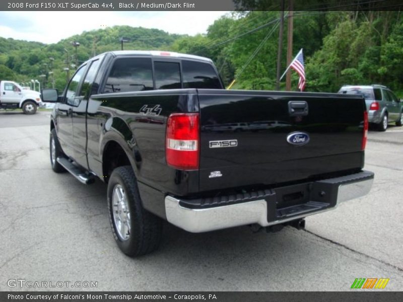 Black / Medium/Dark Flint 2008 Ford F150 XLT SuperCab 4x4