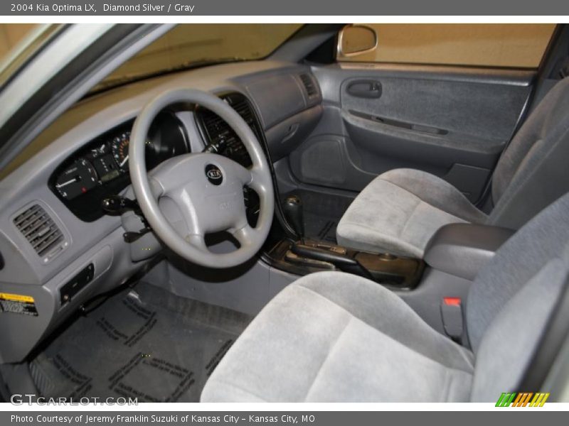 Diamond Silver / Gray 2004 Kia Optima LX