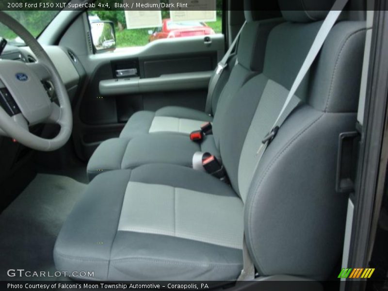 Black / Medium/Dark Flint 2008 Ford F150 XLT SuperCab 4x4