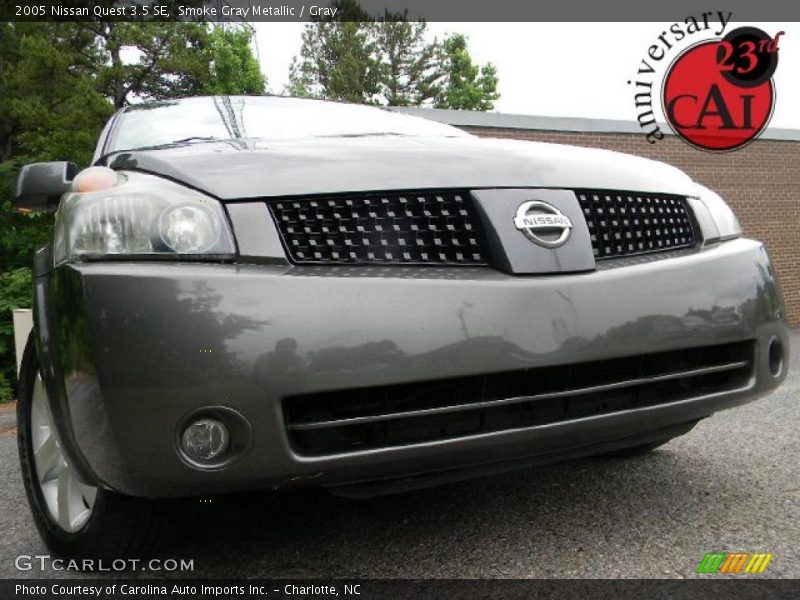 Smoke Gray Metallic / Gray 2005 Nissan Quest 3.5 SE