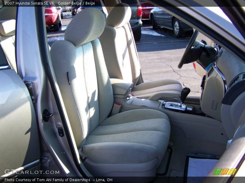 Golden Beige / Beige 2007 Hyundai Sonata SE V6