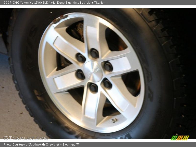 Deep Blue Metallic / Light Titanium 2007 GMC Yukon XL 1500 SLE 4x4