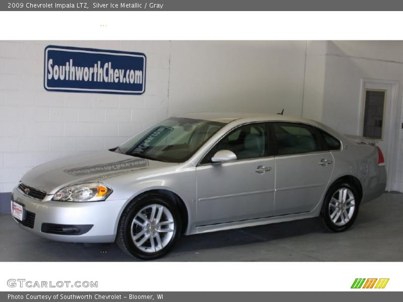 Silver Ice Metallic / Gray 2009 Chevrolet Impala LTZ